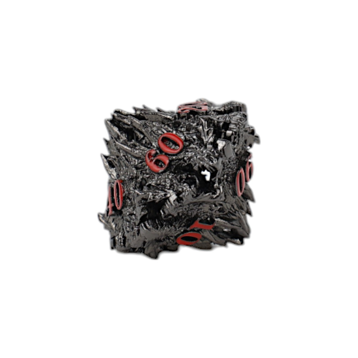 LPG Dice Dragon Rage Dice Set Black/Red