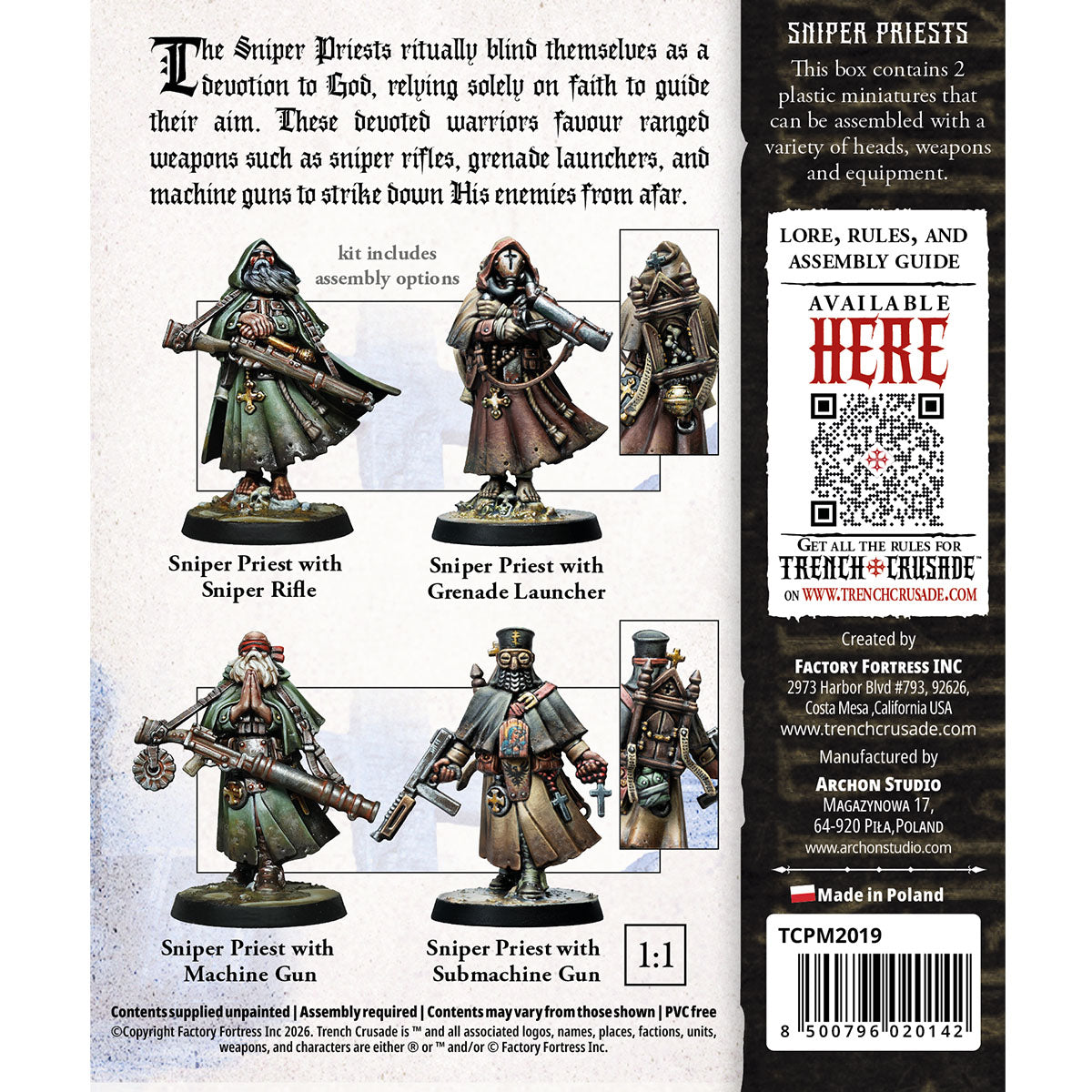 Trench Crusade: Sniper Priest