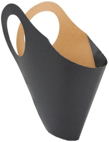 Bouquet Holder - Pack of 10 (Black / Kraft)