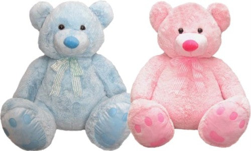 Soft Toy - Roly Bear (Pink and Blue) (CROL5PB)