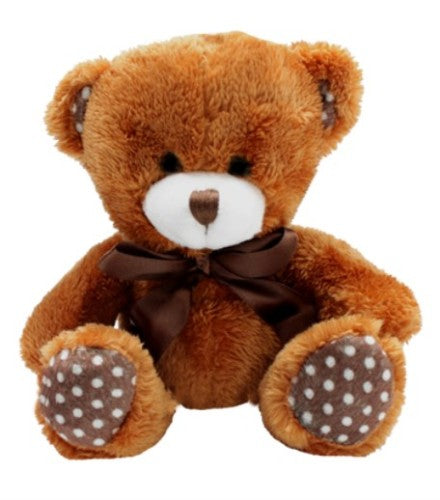 Soft Toy - Aubrey Bear Set of 3 (Brown, Tan and Cream with Brown Ribbon)