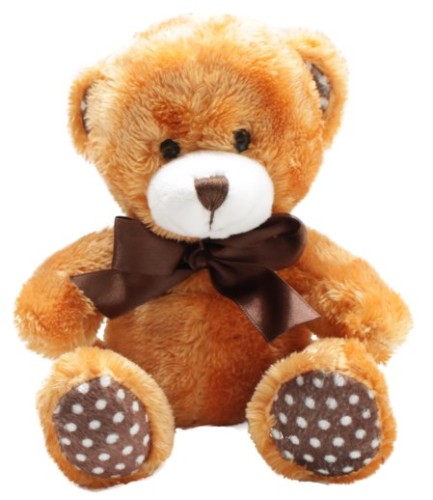 Soft Toy - Aubrey Bear Set of 3 (Brown, Tan and Cream with Brown Ribbon)