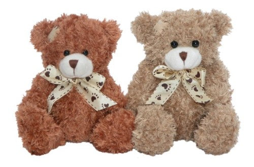 Soft Toy - Sitting Toby Bear - Set of 2 (Dark and Mid Brown)