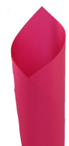 Vibrant fuchsia gift wrap sheets, 50cm x 60cm, durable 65 mic thickness, pack of 100 for all occasions.