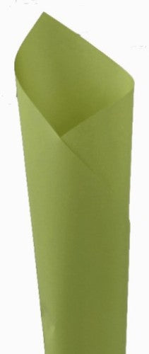 Moss green gift wrap sheets, 100 pcs, 50cm x 60cm, perfect for stylish wrapping on any occasion.