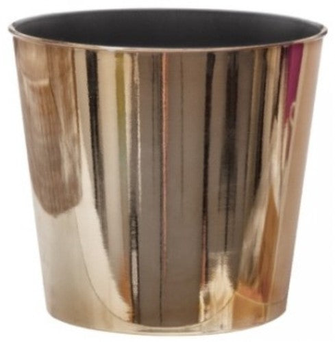Flora Round Pot - 13cm (Rose Gold)