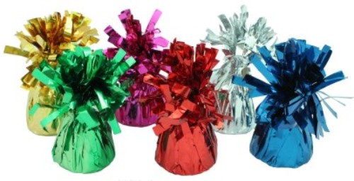 Foil Balloon Weight - Bag Of 24 (Assorted Colours)