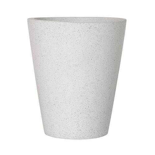 STONELEIGH & ROBERSON Vase Terrazzo Pot M White