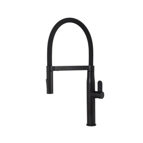Stream By Aquatica Raffini Single Lever Sink Mixer With Spray Black