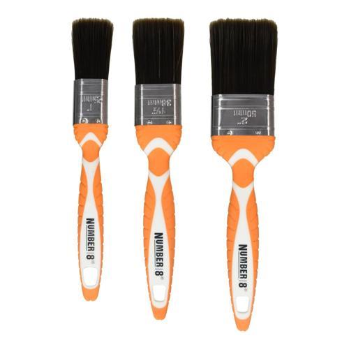 Number 8 Paint Brush 25/38/50mm Orange