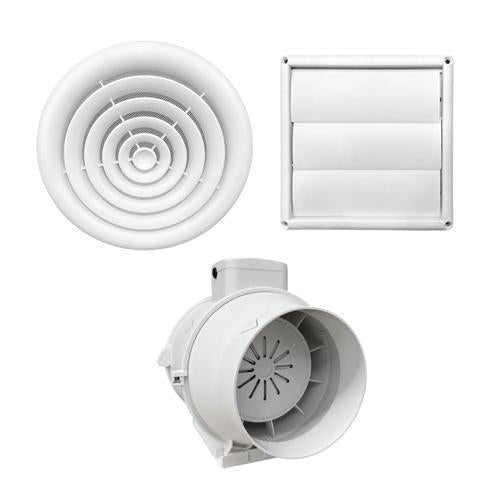 Goldair Platinum In-Line Extraction Fan Kit