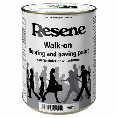 Walk-On Waterborne Satin 980ml White. - Resene