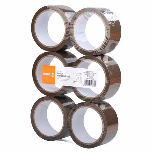 Packing Tape 48mm X50m Dark Brown - Number 8