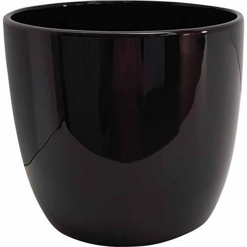 Gardeners Edge Berlin Indoor Ceramic Pot 12cm Black