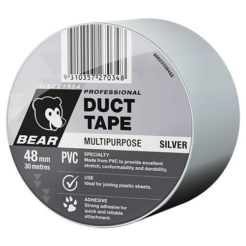 Norton Duct Tape 48mm x 30m Silver - Bear