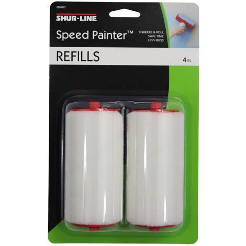 Shur-Line Refill Roller Speed Painter 100mm, 2 Pack White