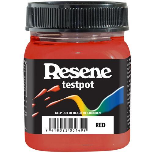Resene Waterborne Low Sheen 250ml Red