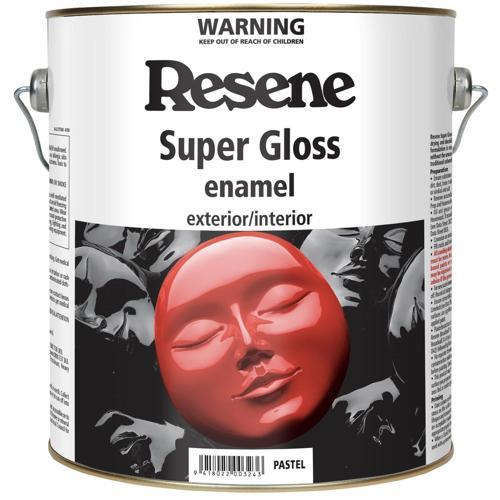Resene Super Gloss Solventborne Enamel Paint 4L Pastel Base