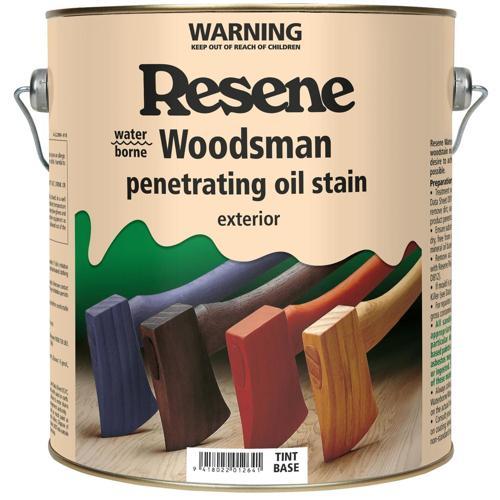 Resene Waterborne Woodsman Penetrating Oil Stain 4L Tint Base