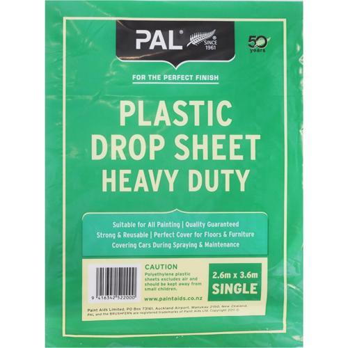 Plastic Drop Sheet 2.6 x 3.66m - PAL