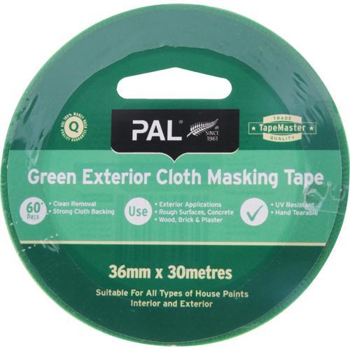 Green Exterior Cloth Tape 36mm x 30m - PAL