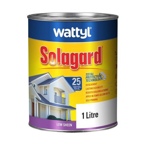 Wattyl Solagard Exterior Water Based Paint 1L Mission Brown