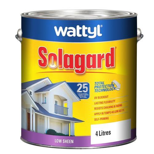 Wattyl Solagard Exterior Water Based Paint 4L Mission Brown