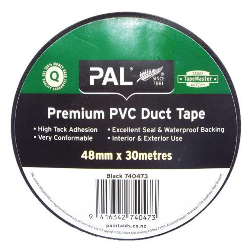 PAL TapeMaster Premium PVC Duct Tape. 48mm x 30m