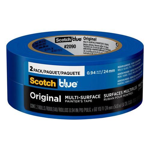 ScotchBlue Original Multi-Surface Painter's Tape 2 Pack 24mm x 55m