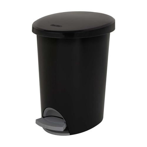 Sterilite Ultra StepOn Wastebasket 9.8L Black
