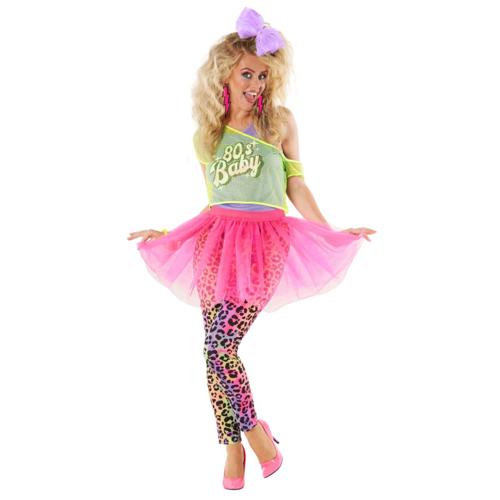 Costume 80's Baby Bright Tutu Women's Size 8-10