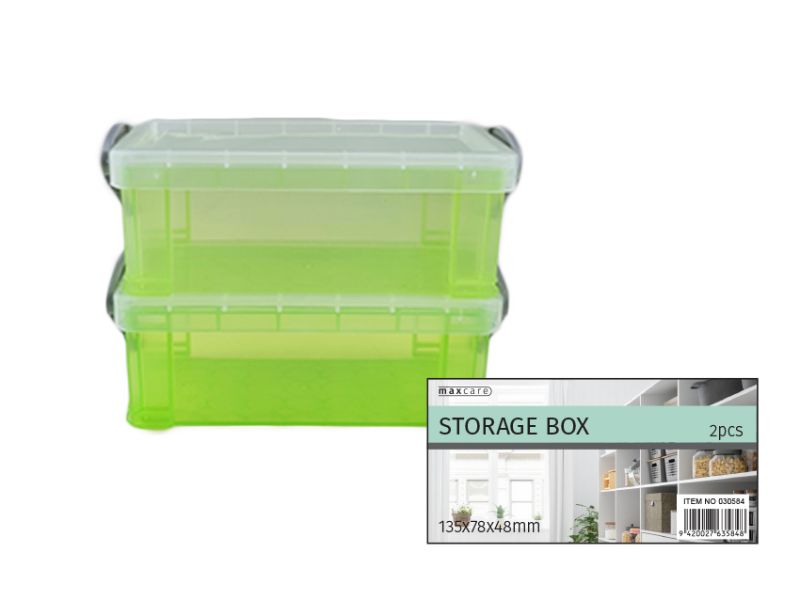 Storage Box - Max Brand 135 x 78 x 48mm 2pcs (24 Packs)