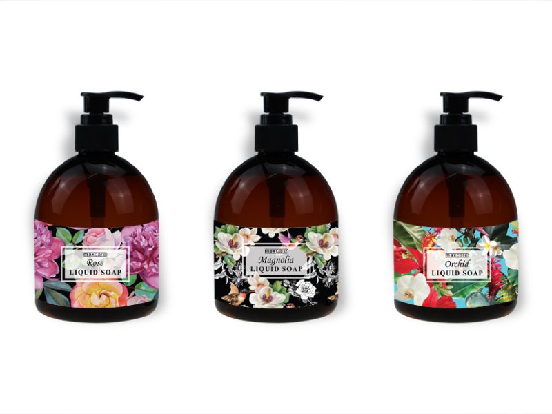 Liquid Hand Soap - Flora 500ml (Set of 24 Assorted)