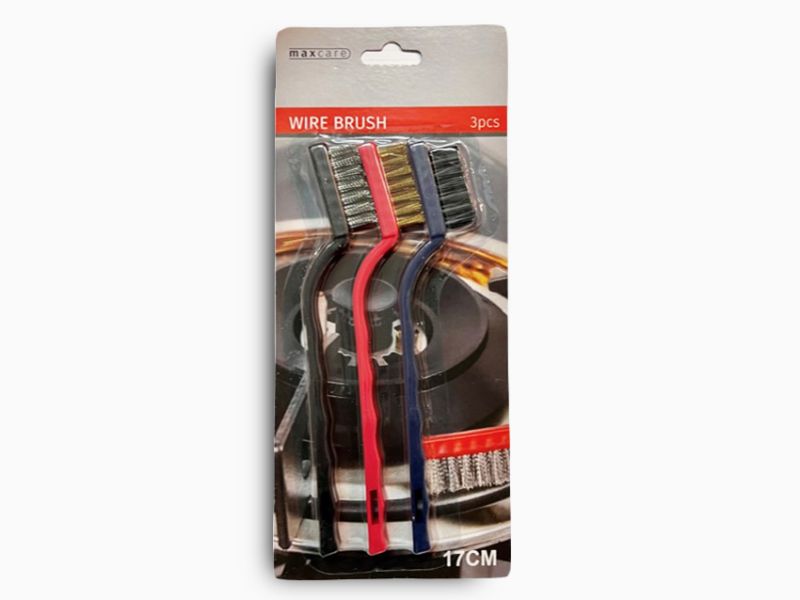 Wire Brush Set - Max Brand 17cm 3pc (12 Packs)