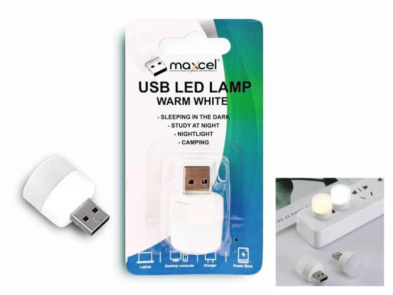 LED Night Light - Maxcel USB 1W (24 Units)