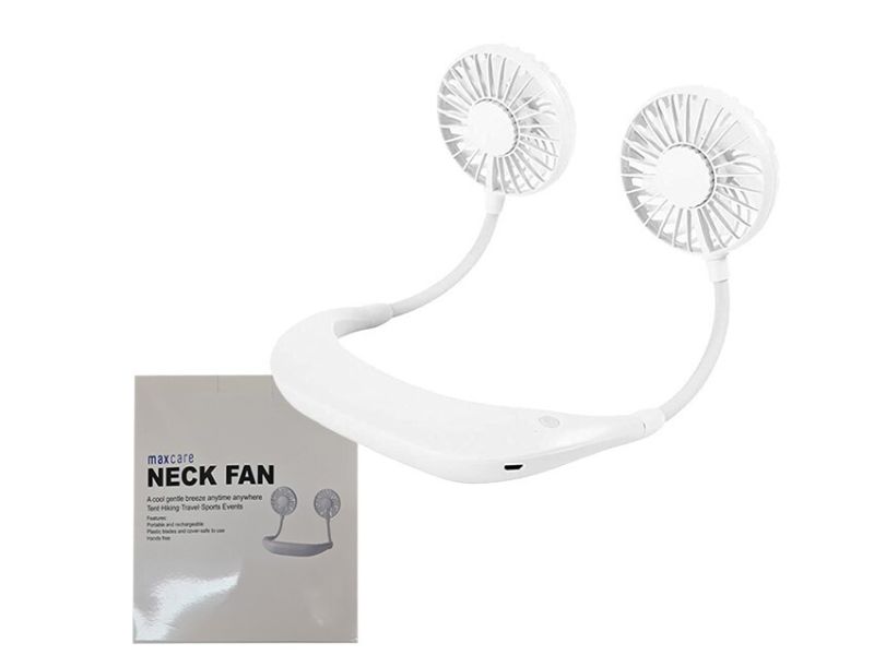 Neck Fan - Maxcare Hand Free USB Rechargable (48 Units)