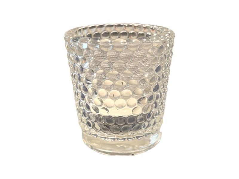 Glass Candle Holder - MAX Brand 6.4cm (96 Units)