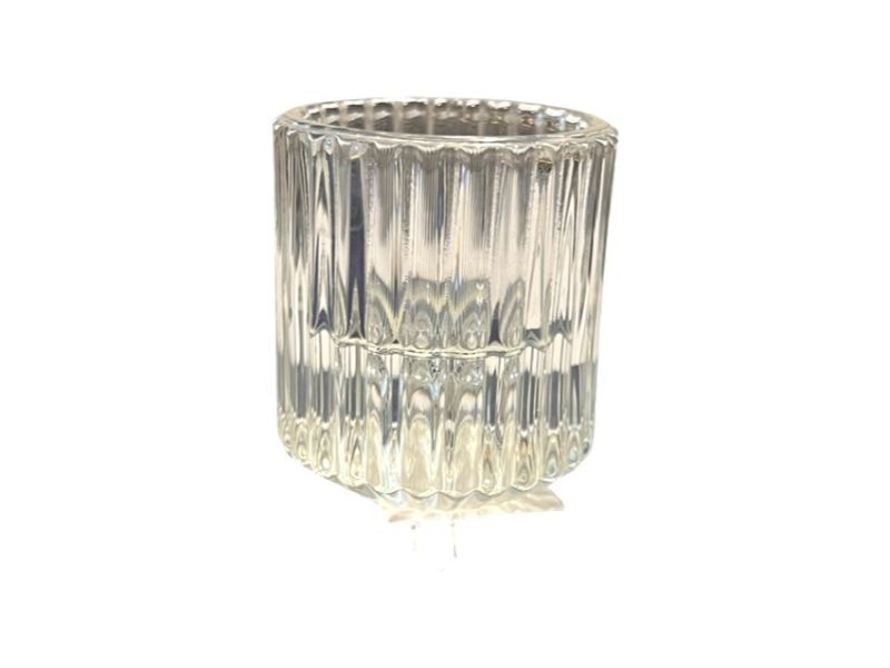 Glass Candle Holder - MAX Brand 6cm (72 Units)