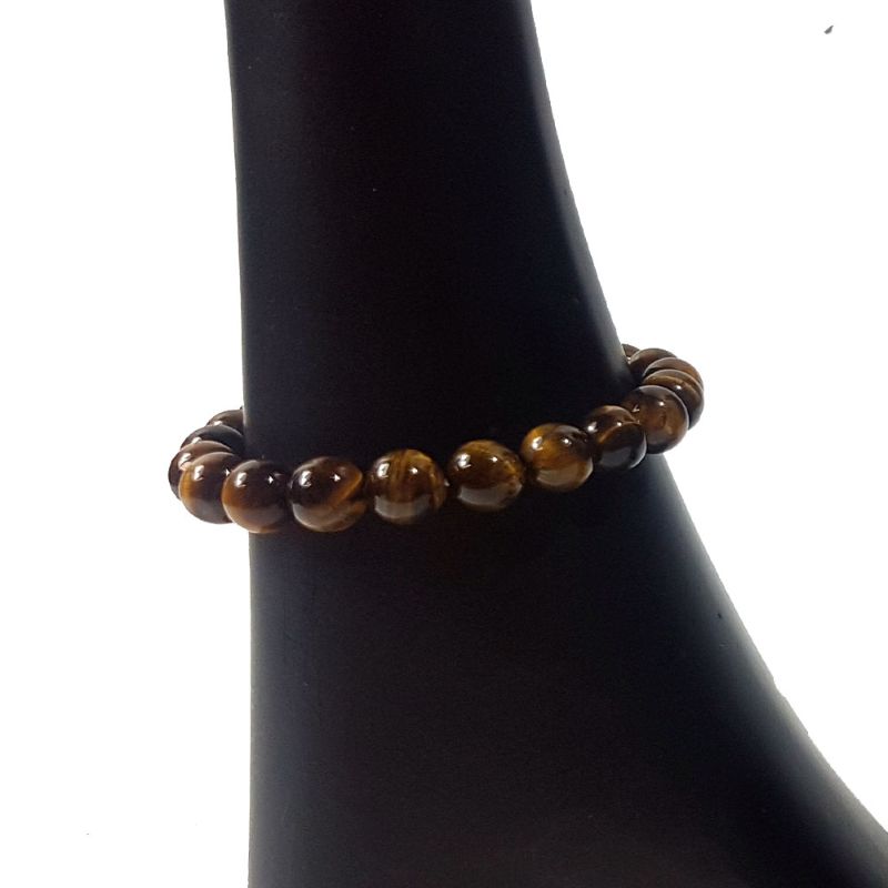 Tigers Eye 8mm Bead Bracelet (Set of 3)