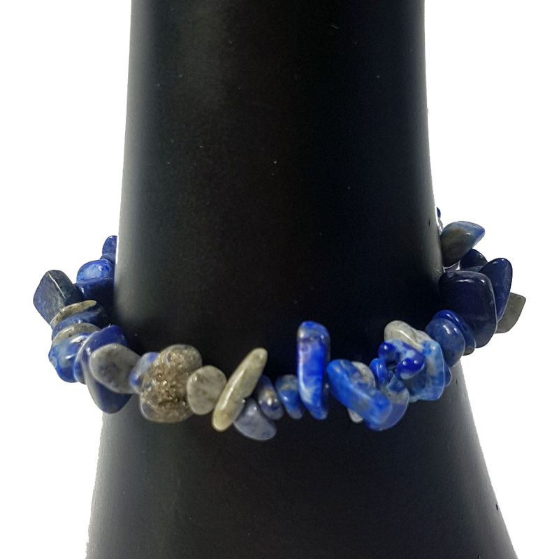 Lapis Lazuli 5mm Chip Bracelet (Set of 3)