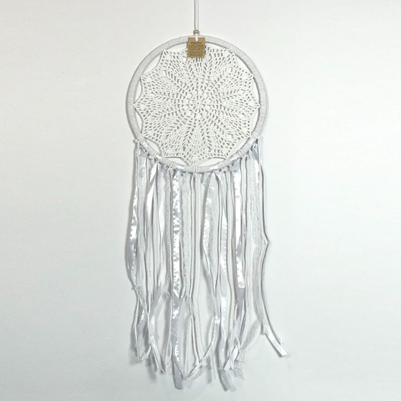 White Webed Dreamcatcher 32cm