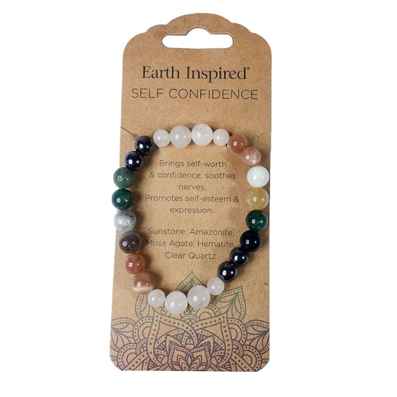 Self Confidence 8mm Bead Bracelet (Set of 3)
