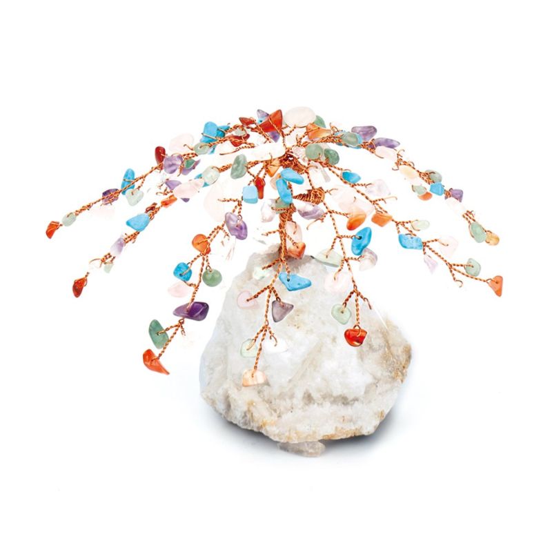 Gemstone Tree - Crystal Base Mixed Stones (12.7cm)