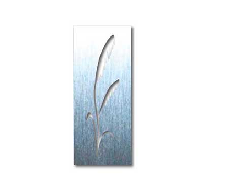 Brushed silver Toi Toi Panel wall art, inspired by Kiwiana culture, adds elegance and charm to any space.