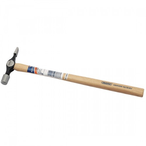 DRAPER Cross Pein Hammer 110g with high carbon steel head, hickory shaft, ideal for woodworking and repairs.