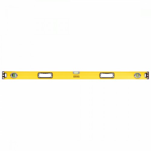 STANLEY Level Builder 1200mm: Precision box level with dual grips, accurate vials, and shock-absorbing design for reliable leveling.