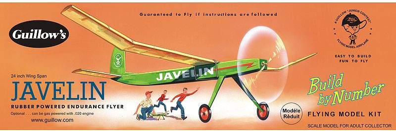 B.B.N Javelin Balsa Kit: 24-inch wing span model glider for educational and enjoyable building experience.
