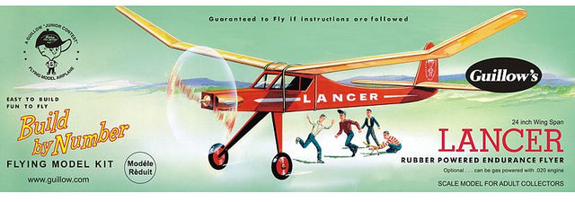 B.B.N Lancer Balsa Kit features 24-inch wingspan, perfect for learning aerodynamics and enhancing hand-eye coordination.