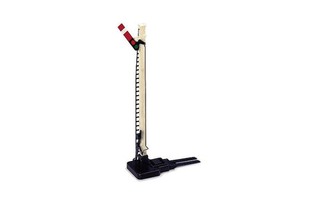 Hornby Single Home Signal, 121mm height, manual operation, perfect for enhancing OO gauge model train layouts.