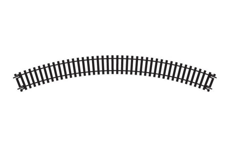 Hornby 1st Radius Double Curve track piece for 1/76 scale model trains, ideal for tight navigation in layouts.
